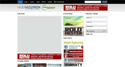 Desktop Screenshot of hajraveszprem.hu